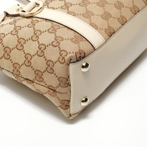 GUCCI GG canvas Handbag beige WS28692