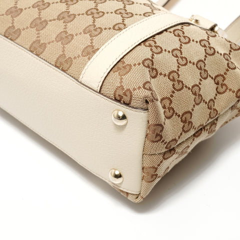 GUCCI GG canvas Handbag beige WS28692