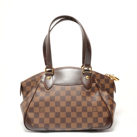 LOUIS VUITTON 2010 Verona PM Damier Handbag Brown WS28693