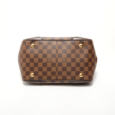 LOUIS VUITTON 2010 Verona PM Damier Handbag Brown WS28693