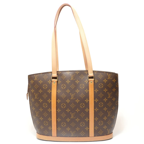 LOUIS VUITTON Monogram Babylon Tote Bag Brown WS28694