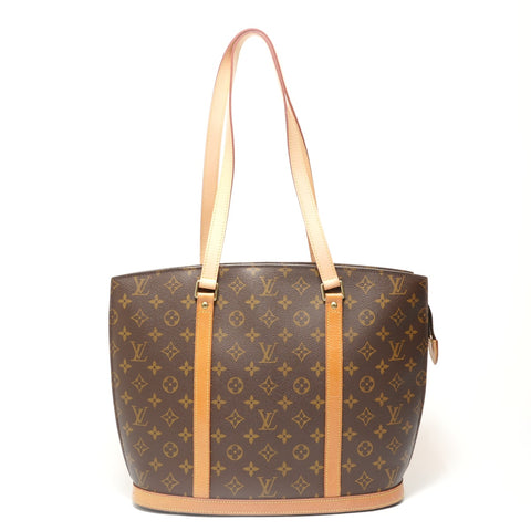 LOUIS VUITTON Monogram Babylon Tote Bag Brown WS28694