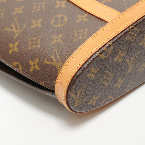LOUIS VUITTON Monogram Babylon Tote Bag Brown WS28694