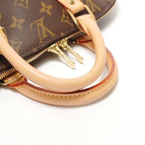 LOUIS VUITTON Monogram Alma PM, manufactured in 2004. Handbag Brown WS28695
