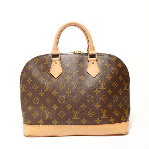 LOUIS VUITTON Monogram Alma PM, manufactured in 2004. Handbag Brown WS28695