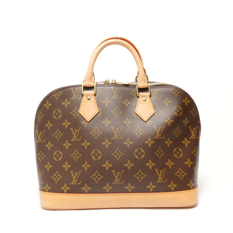 LOUIS VUITTON Monogram Alma PM, manufactured in 2004. Handbag Brown WS28695