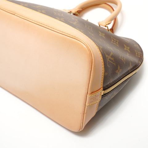 LOUIS VUITTON Monogram Alma PM, manufactured in 2004. Handbag Brown WS28695