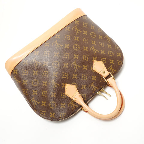 LOUIS VUITTON Monogram Alma PM, manufactured in 2004. Handbag Brown WS28695