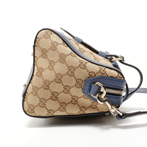 GUCCI GG canvas 2WAY Handbag beige WS28696