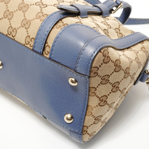 GUCCI GG canvas 2WAY Handbag beige WS28696