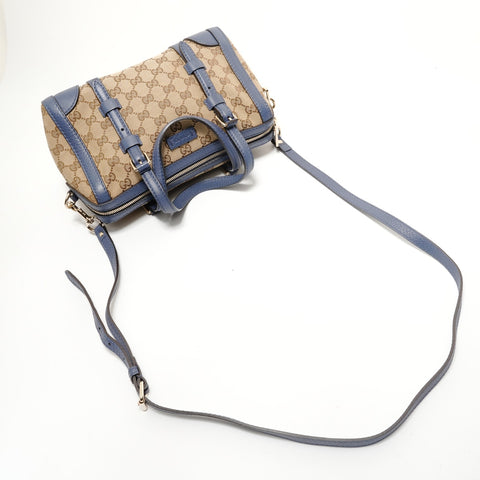 GUCCI GG canvas 2WAY Handbag beige WS28696