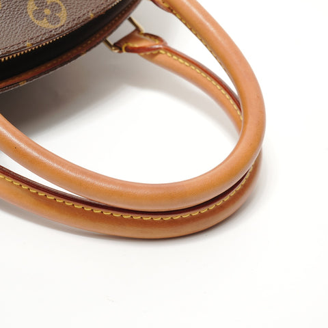 LOUIS VUITTON Monogram Ellipse MM 2001 Handbag Brown WS28697