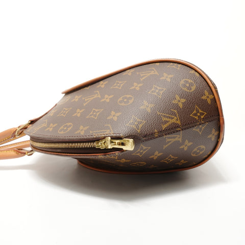 LOUIS VUITTON Monogram Ellipse MM 2001 Handbag Brown WS28697