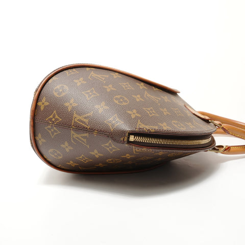 LOUIS VUITTON Monogram Ellipse MM 2001 Handbag Brown WS28697
