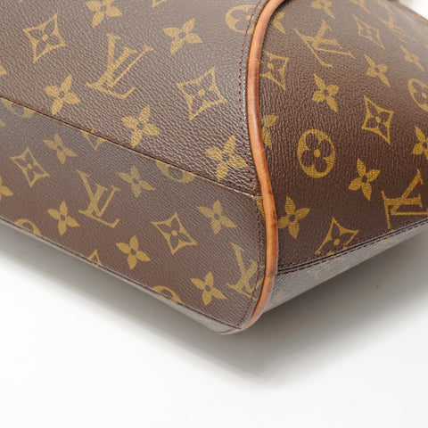 LOUIS VUITTON Monogram Ellipse MM 2001 Handbag Brown WS28697