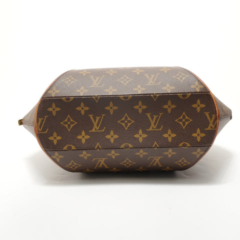 LOUIS VUITTON Monogram Ellipse MM 2001 Handbag Brown WS28697