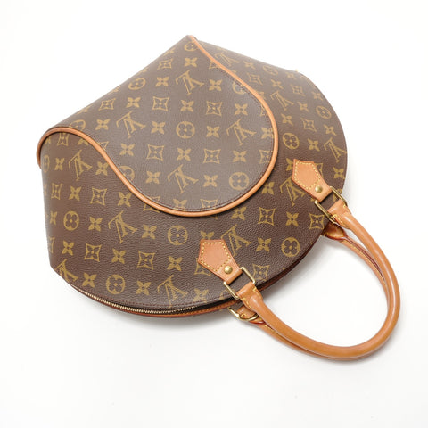 LOUIS VUITTON Monogram Ellipse MM 2001 Handbag Brown WS28697