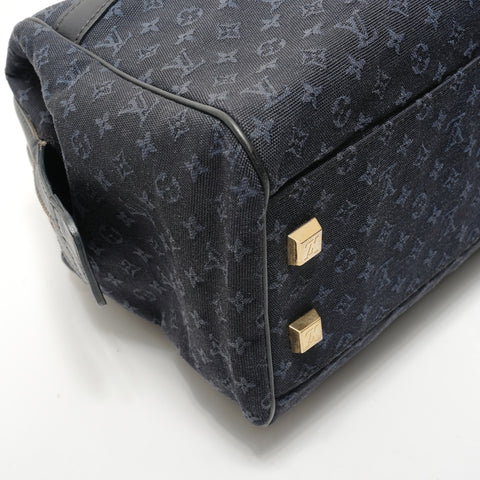 LOUIS VUITTON Monogram Mini Josephine GM Handbag Navy WS28698