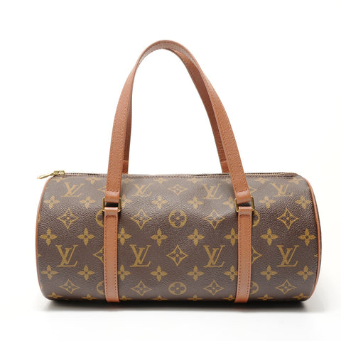 LOUIS VUITTON Monogram Papillon 30, manufactured in 1997. Shoulder Bag Brown WS28700