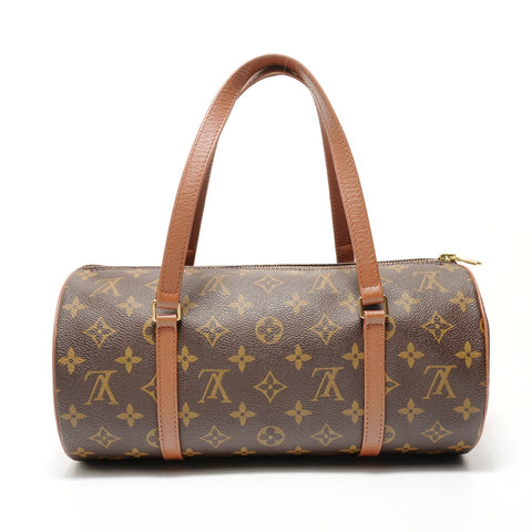 LOUIS VUITTON Monogram Papillon 30, manufactured in 1997. Shoulder Bag Brown WS28700