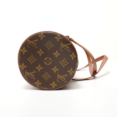 LOUIS VUITTON Monogram Papillon 30, manufactured in 1997. Shoulder Bag Brown WS28700