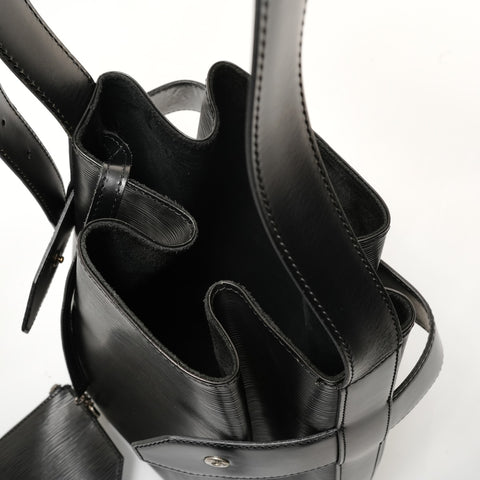 LOUIS VUITTON 1996 Epi Sac Depaul GM Shoulder Bag black WS28701