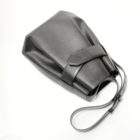 LOUIS VUITTON 1996 Epi Sac Depaul GM Shoulder Bag black WS28701