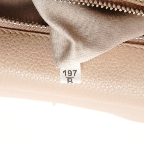 Miu Miu Vitello Phoenix Pushlock Shoulder Bag beige WS28704