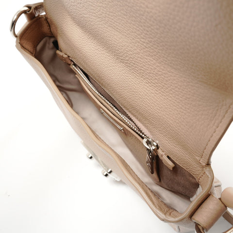 Miu Miu Vitello Phoenix Pushlock Shoulder Bag beige WS28704