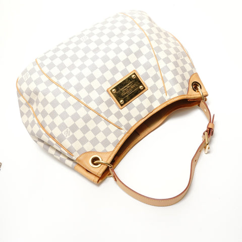 LOUIS VUITTON Galliera PM, manufactured in 2008. Shoulder Bag white WS28705