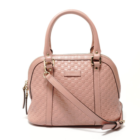 GUCCI Micro Gucci Shima 2WAY Handbag pink WS28710