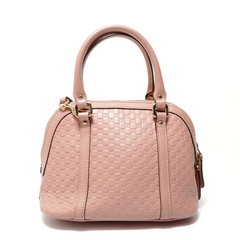 GUCCI Micro Gucci Shima 2WAY Handbag pink WS28710