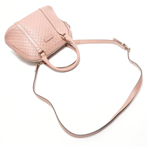 GUCCI Micro Gucci Shima 2WAY Handbag pink WS28710