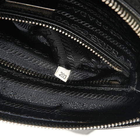 PRADA Nylon quilting Shoulder Bag black WS28711