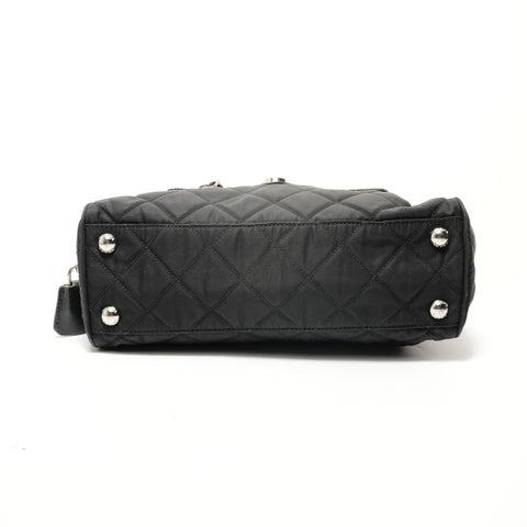 PRADA Nylon quilting Shoulder Bag black WS28711