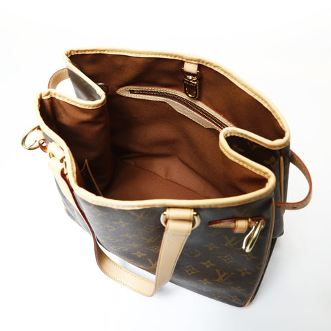 LOUIS VUITTON Batignolles Horizontal Monogram, manufactured in 2007. Shoulder Bag Brown WS28713