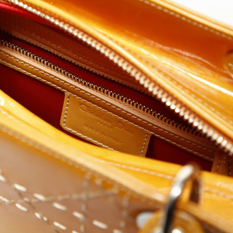 Christian Dior Lady Dior Cannage Gradient 2WAY Shoulder Bag Orange WS28718