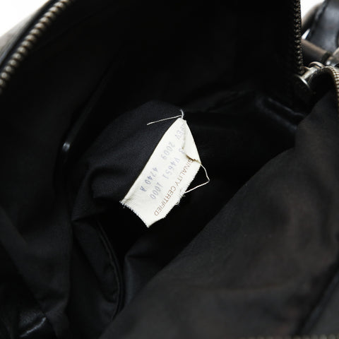 BOTTEGAVENETA INTRECCIATO leather Shoulder Bag black WS28720