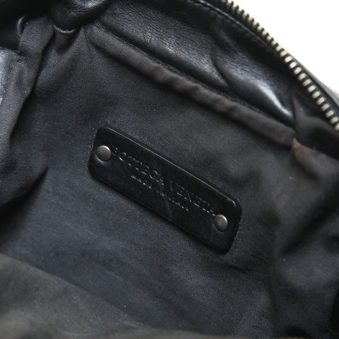 BOTTEGAVENETA INTRECCIATO leather Shoulder Bag black WS28720