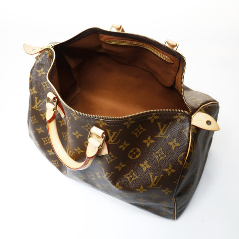 LOUIS VUITTON 2006 Monogram Speedy 40 Handbag Brown WS28721