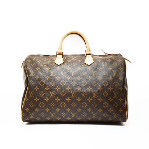 LOUIS VUITTON 2006 Monogram Speedy 40 Handbag Brown WS28721