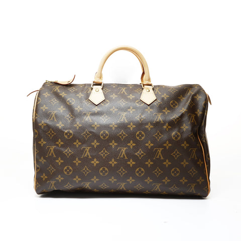 LOUIS VUITTON 2006 Monogram Speedy 40 Handbag Brown WS28721