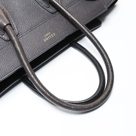 CELINE Luggage micro shopper Handbag gray WS28723