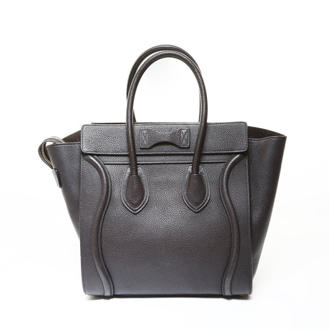 CELINE Luggage micro shopper Handbag gray WS28723