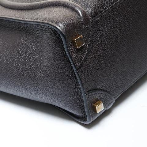 CELINE Luggage micro shopper Handbag gray WS28723