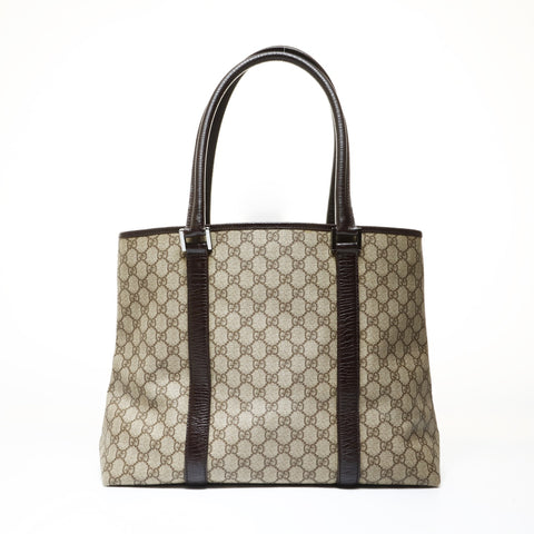 GUCCI GG Supreme Tote Tote Bag beige WS28725