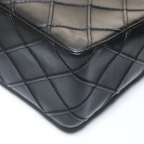 CHANEL Item No. 6, 1996-1997, Bicolore Matelass Shoulder Bag black WS28728