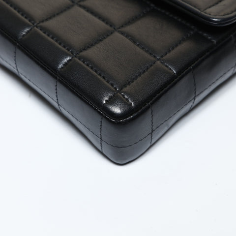 CHANEL Table #8: Chocolate Bar East West Shoulder Bag black WS28730