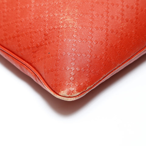 GUCCI Diamante PVC Shoulder Bag Orange WS28731