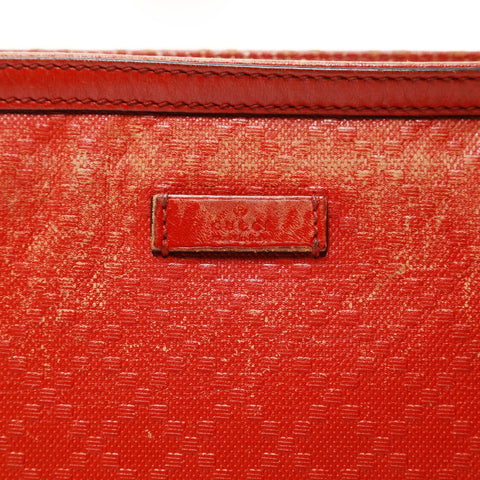 GUCCI Diamante PVC Shoulder Bag Orange WS28731